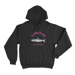 Feel Something Unisex Hoodie Black