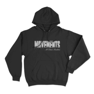 Movements Gradient Logo Unisex Hoodie Black