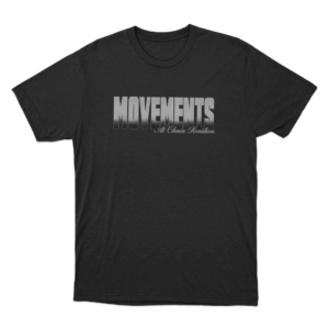 Movements Gradient Logo Unisex T Shirt Black