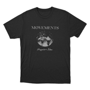 Movements Happier Now Unisex T Shirt Black