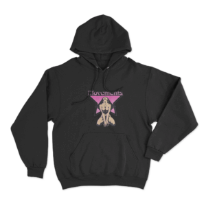 Star Girl Unisex Hoodie Black